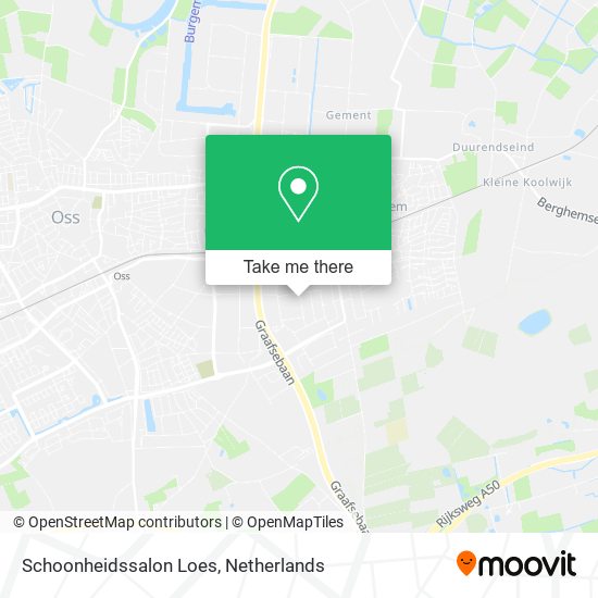 Schoonheidssalon Loes map