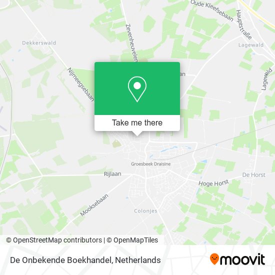 De Onbekende Boekhandel map