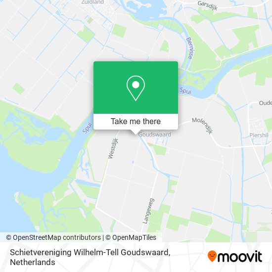 Schietvereniging Wilhelm-Tell Goudswaard map