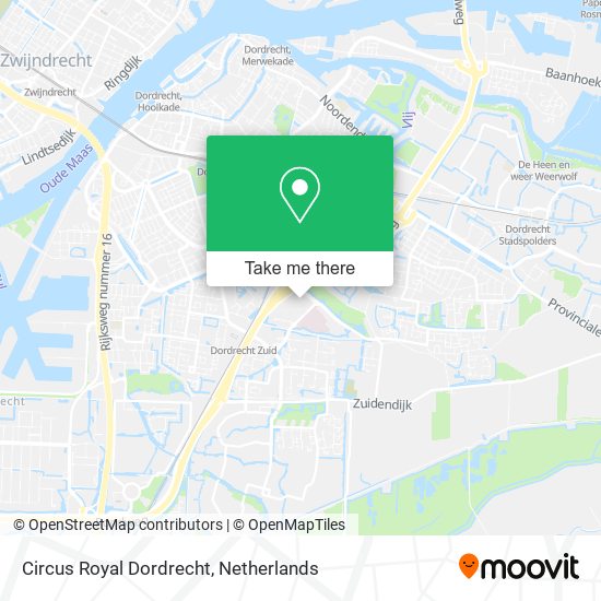Circus Royal Dordrecht Karte