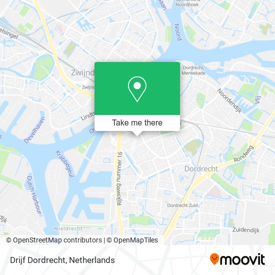 Drijf Dordrecht Karte