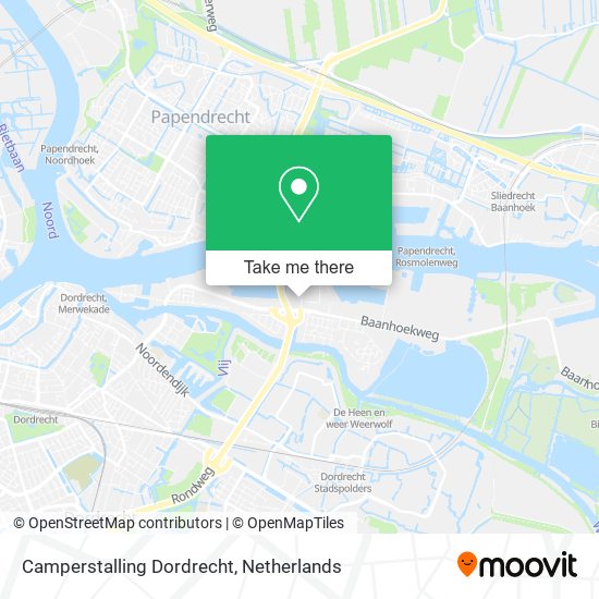 Camperstalling Dordrecht Karte