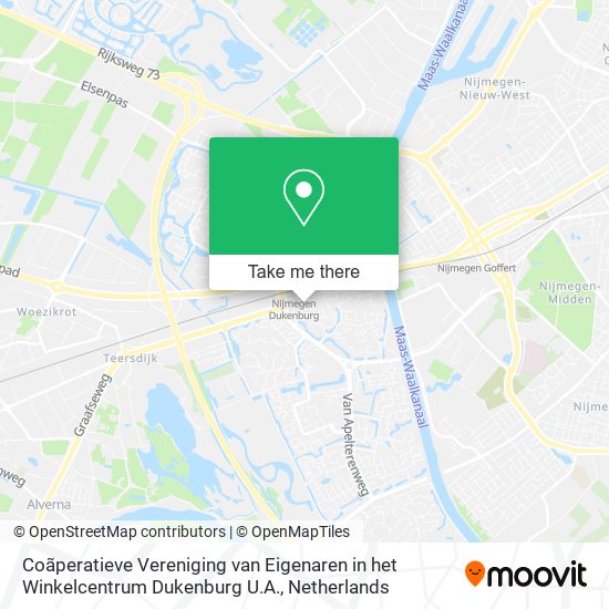 Coãperatieve Vereniging van Eigenaren in het Winkelcentrum Dukenburg U.A. map