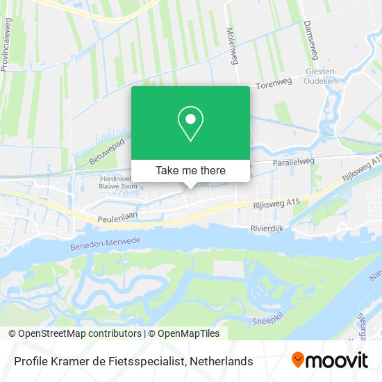 Profile Kramer de Fietsspecialist map