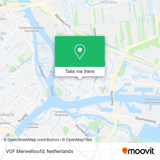 VOF Merwehoofd map