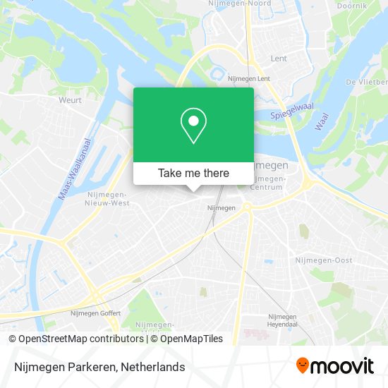 Nijmegen Parkeren map