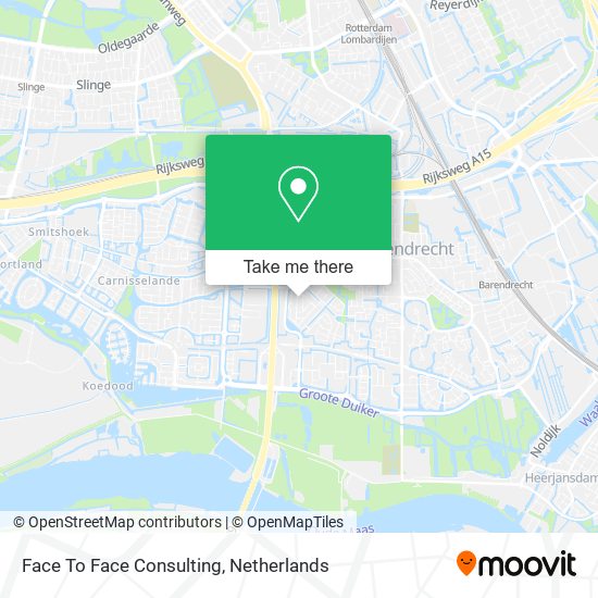 Face To Face Consulting map