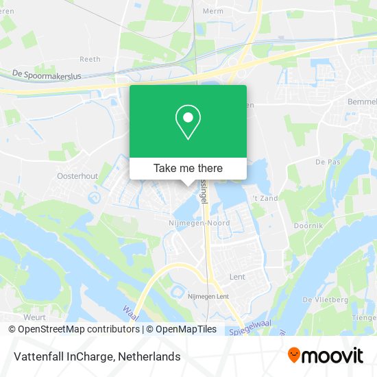 Vattenfall InCharge map