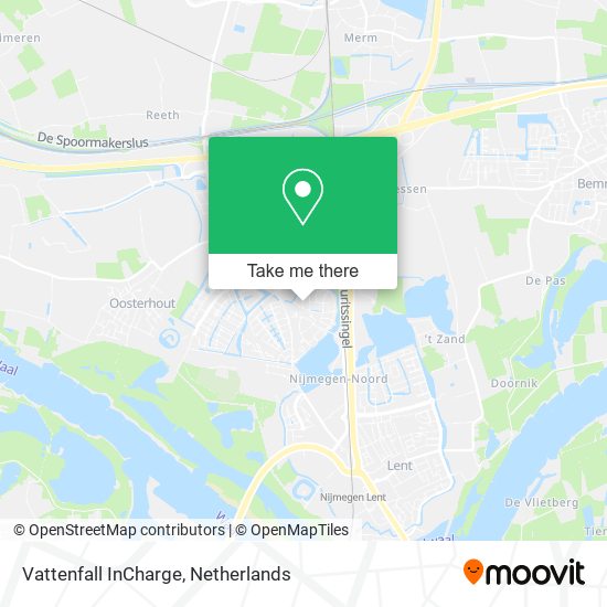 Vattenfall InCharge map