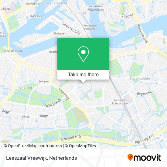 Leeszaal Vreewijk map