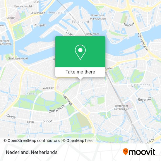 Nederland map