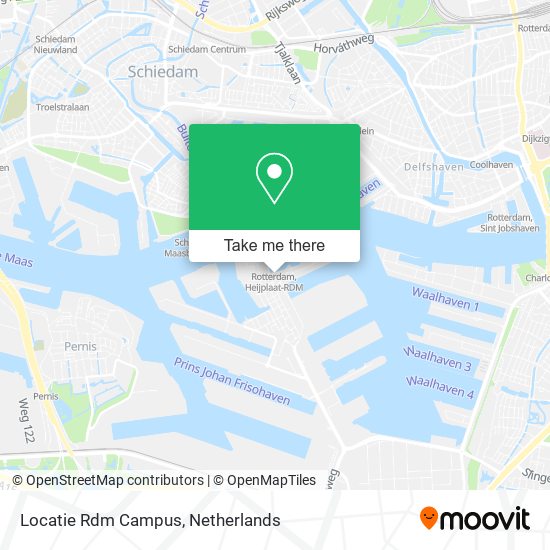 Locatie Rdm Campus map