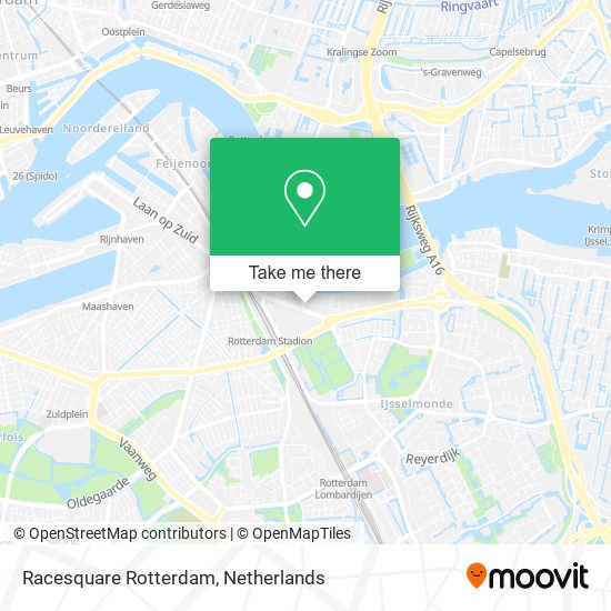 Racesquare Rotterdam map