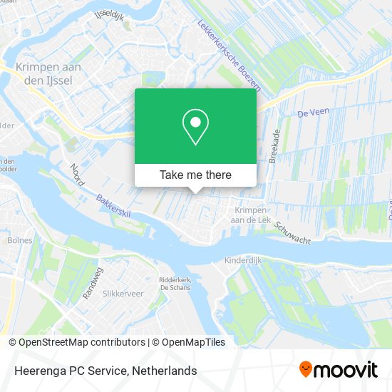 Heerenga PC Service map