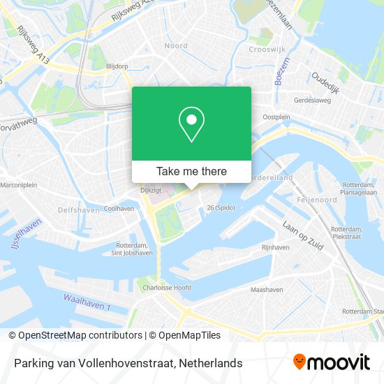Parking van Vollenhovenstraat map