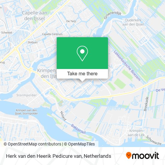 Herk van den Heerik Pedicure van map