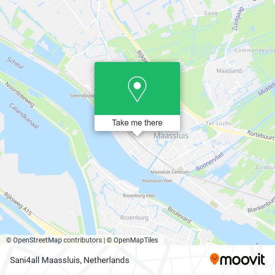 Sani4all Maassluis map