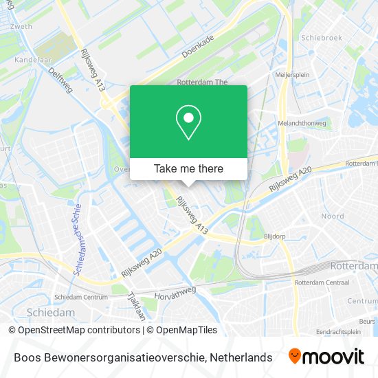 Boos Bewonersorganisatieoverschie map