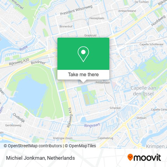 Michiel Jonkman map