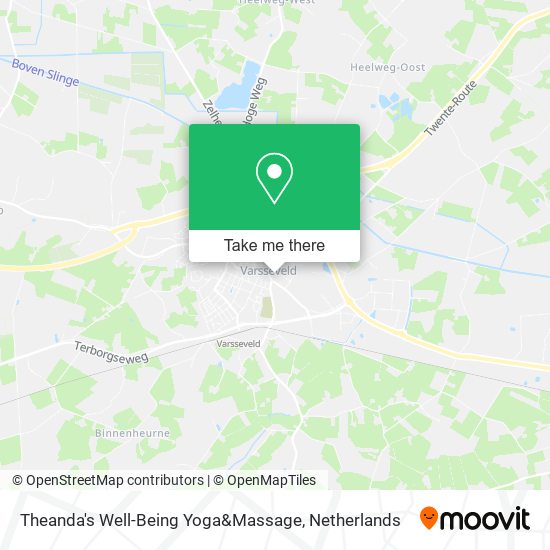 Theanda's Well-Being Yoga&Massage map