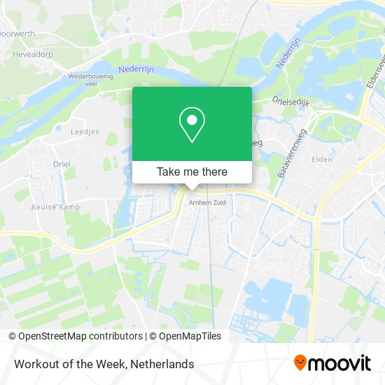 Workout of the Week map