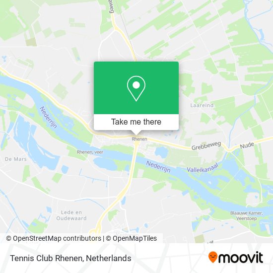 Tennis Club Rhenen map