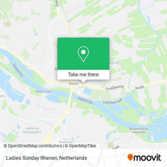 Ladies Sunday Rhenen map