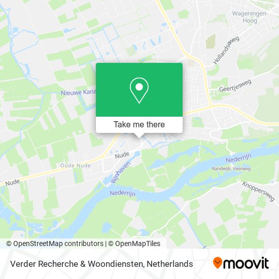 Verder Recherche & Woondiensten Karte