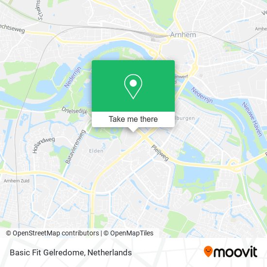 Basic Fit Gelredome map