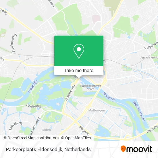Parkeerplaats Eldensedijk map