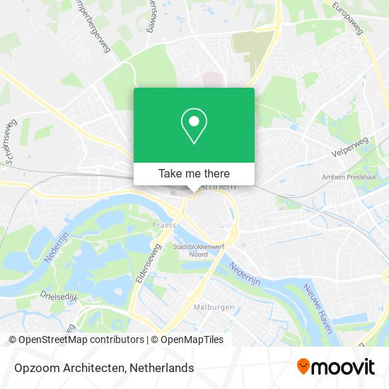 Opzoom Architecten map