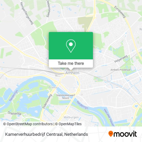 Kamerverhuurbedrijf Centraal map