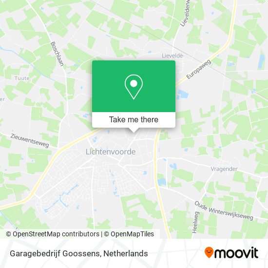 Garagebedrijf Goossens map