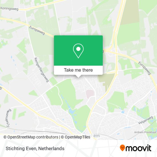 Stichting Even map