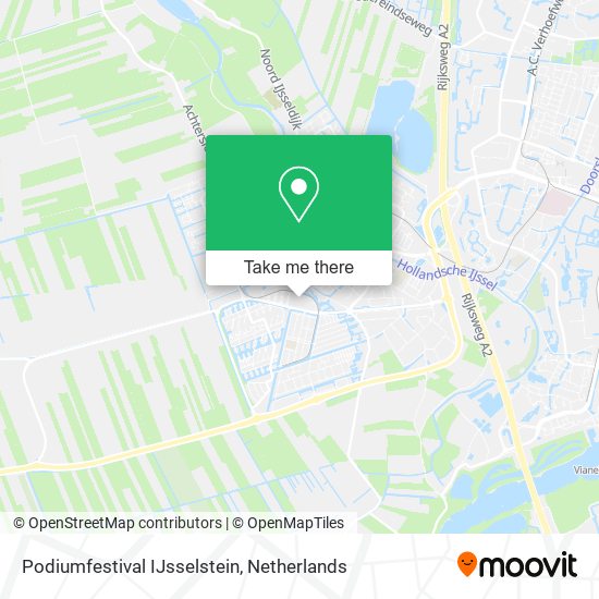 Podiumfestival IJsselstein map