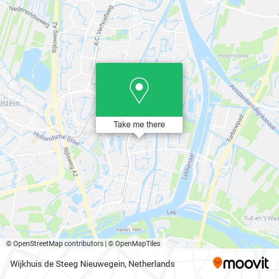 Wijkhuis de Steeg Nieuwegein Karte