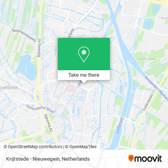 Krijtstede - Nieuwegein map