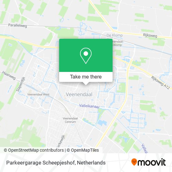 Parkeergarage Scheepjeshof map