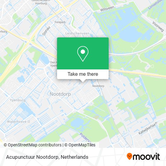 Acupunctuur Nootdorp map