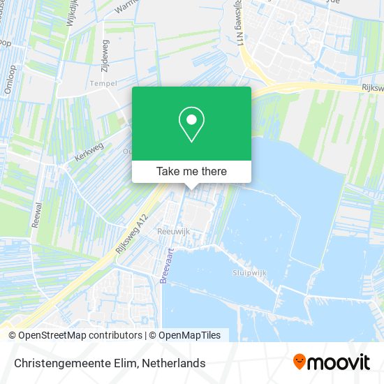 Christengemeente Elim map