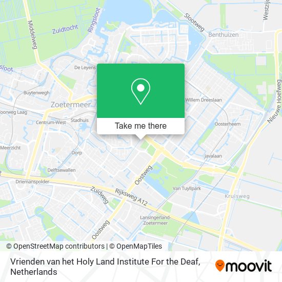 Vrienden van het Holy Land Institute For the Deaf map