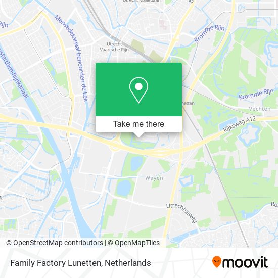 Family Factory Lunetten map