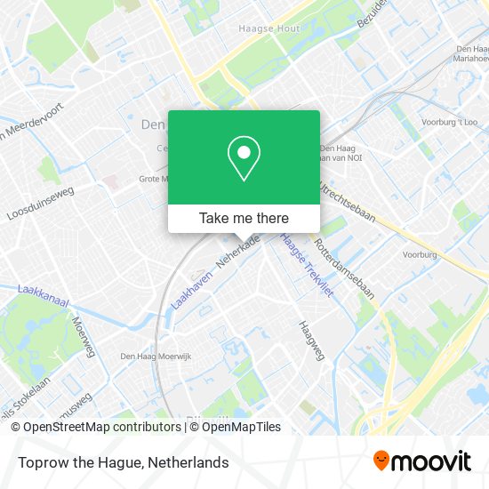 Toprow the Hague map