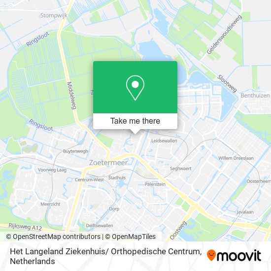 Het Langeland Ziekenhuis/ Orthopedische Centrum map