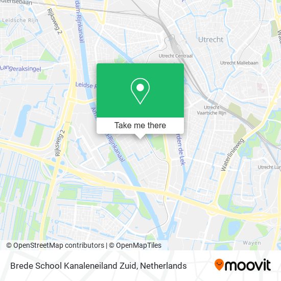 Brede School Kanaleneiland Zuid map