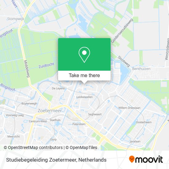 Studiebegeleiding Zoetermeer Karte