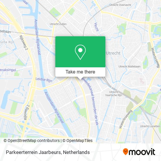 Parkeerterrein Jaarbeurs map