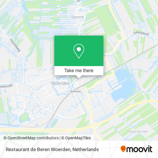 Restaurant de Beren Woerden map