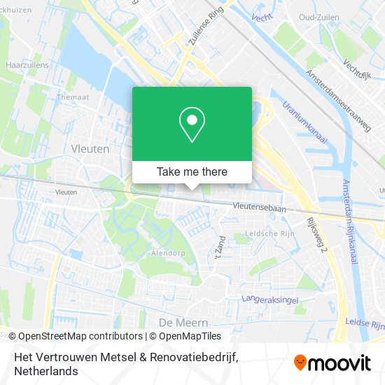 Het Vertrouwen Metsel & Renovatiebedrijf map