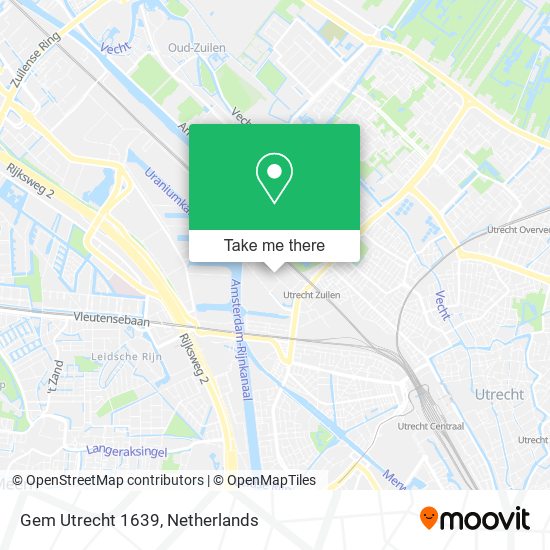 Gem Utrecht 1639 Karte